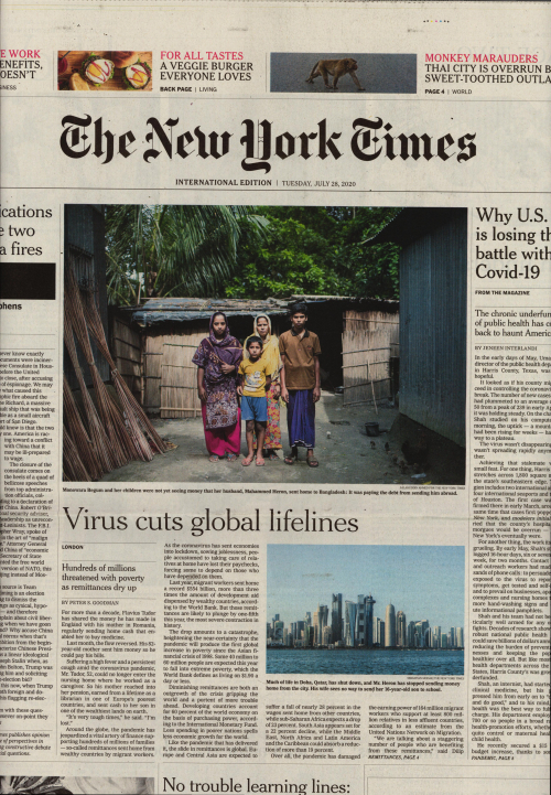 INTERNATIONAL THE NEW YORK TIMES (EX- INTERNATIONAL HERALD TRIBUNE)