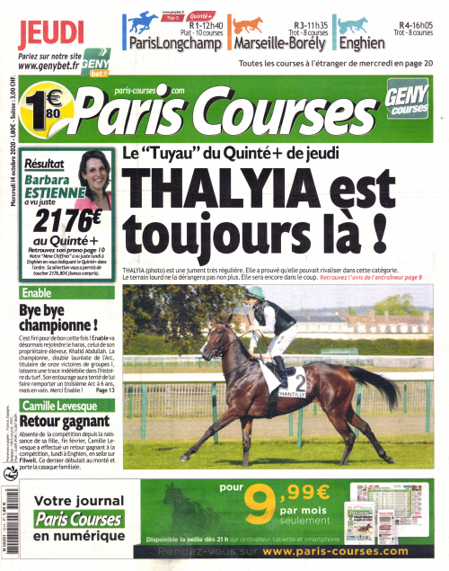 PARIS COURSES - QUOTIDIEN