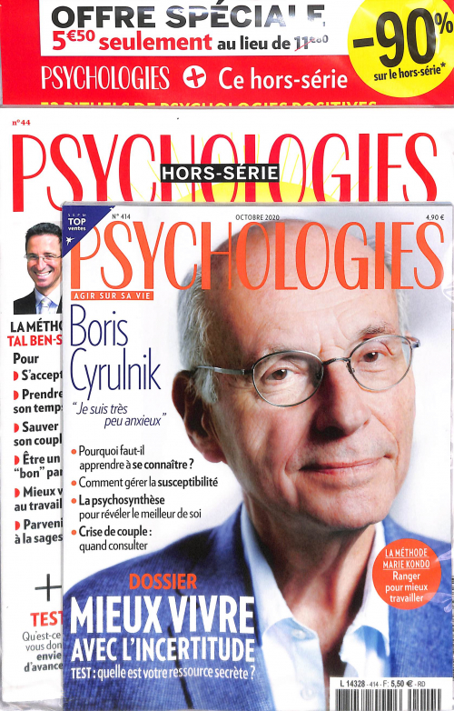 PSYCHOLOGIES MAGAZINE POCHE + PSYCHOLOGIES MAGAZINE HS ANCIEN