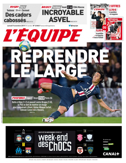 L'ÉQUIPE - WEEK-END (SAMEDI)