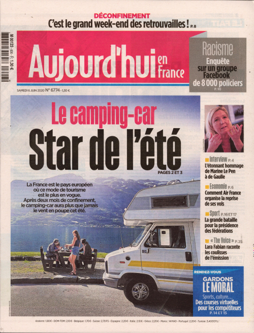 AUJOURD'HUI EN FRANCE