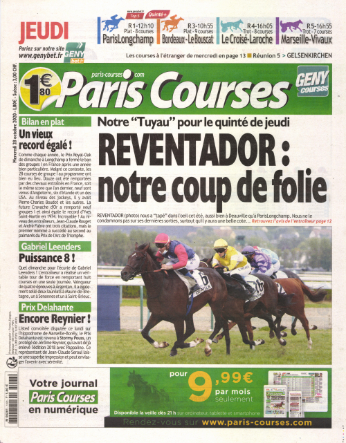PARIS COURSES - QUOTIDIEN