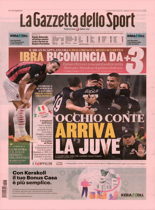 LA GAZZETTA DELLO SPORT (ITA)