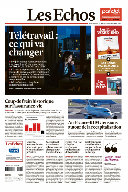 LES ECHOS (VENDREDI)