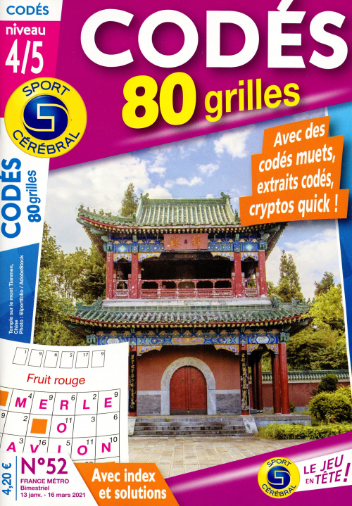 SC CODÉS LES 80 GRILLES NIVEAU 4/5