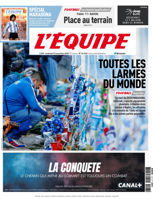 L'ÉQUIPE - MARDI / VENDREDI