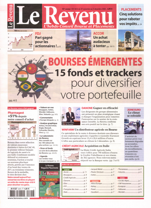 LE REVENU - L'HEBDO BOURSE