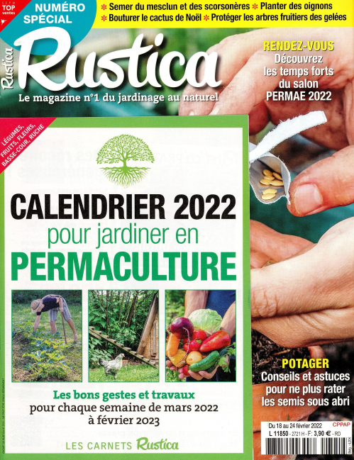 Calendrier Rustica 2023 Direct-Éditeurs - * Le Service-Client Des Diffuseurs De Presse *