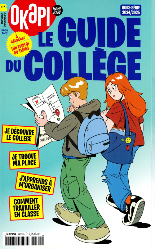 Okapi 2407 (01/08/2024) (Hors-série) ; Le  guide du collège 2024/2025