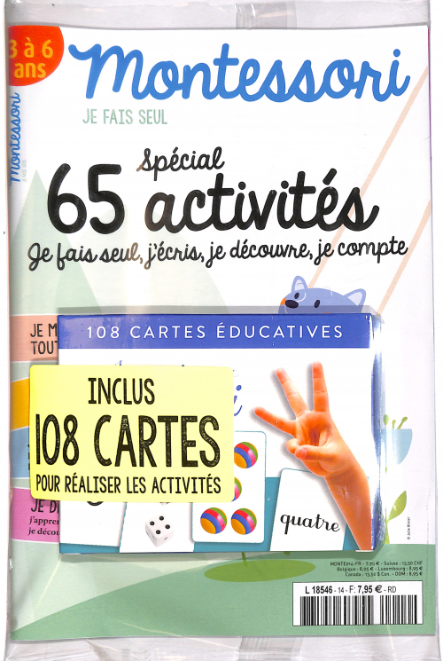Magazine livre d'activité Les petits Montessori je fais seul 2 à 5