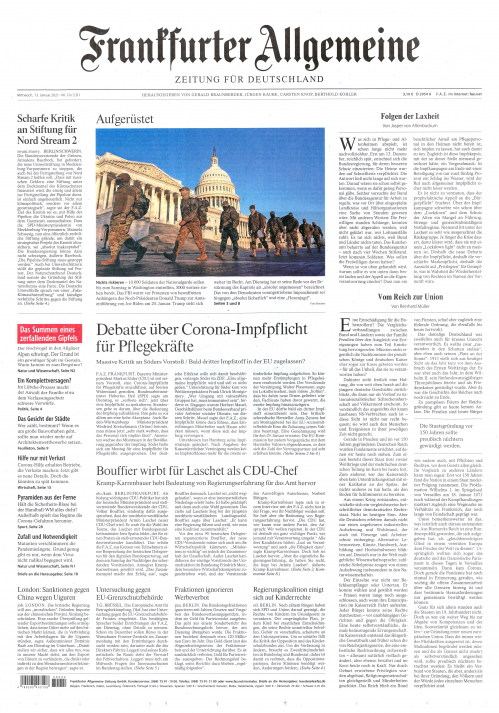 FRANKFURTER ALLGEMEINE (DEU) SEMAINE