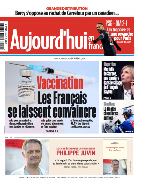 AUJOURD'HUI EN FRANCE