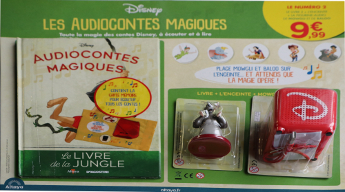 Lot de 9 audiocontes Disney Altaya contes audio livres + figurines