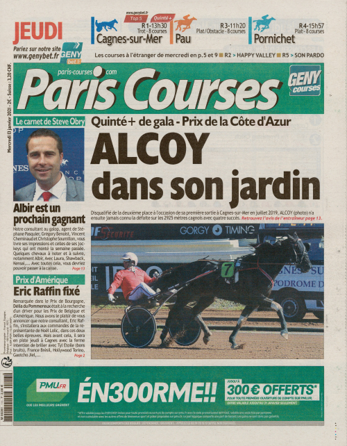 PARIS COURSES - QUOTIDIEN