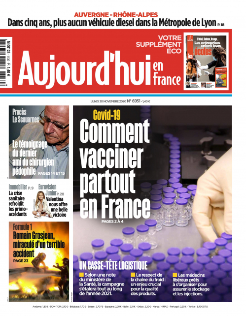 AUJOURD'HUI EN FRANCE
