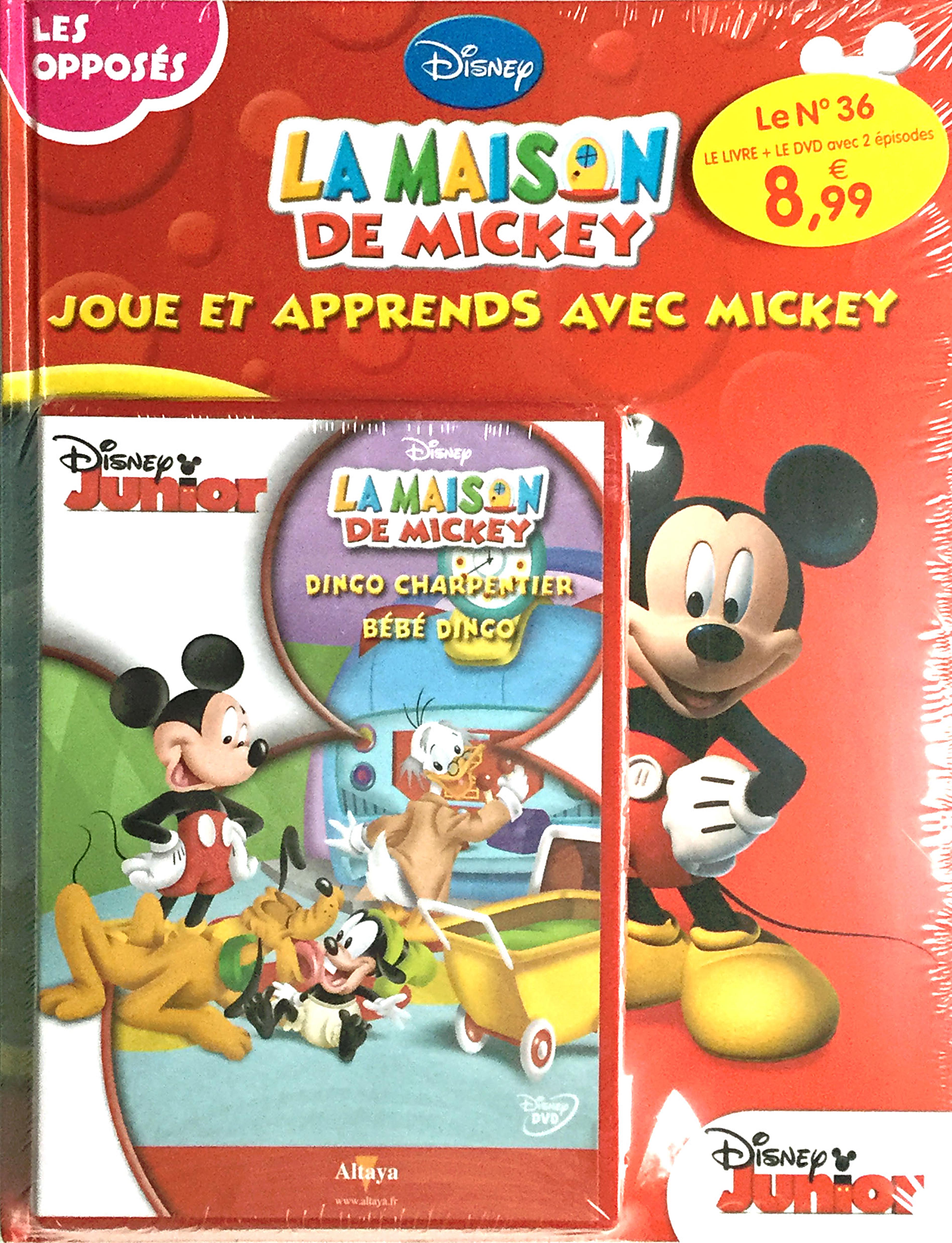 Voiture de Mickey avec Mickey - La Maison de Mickey
