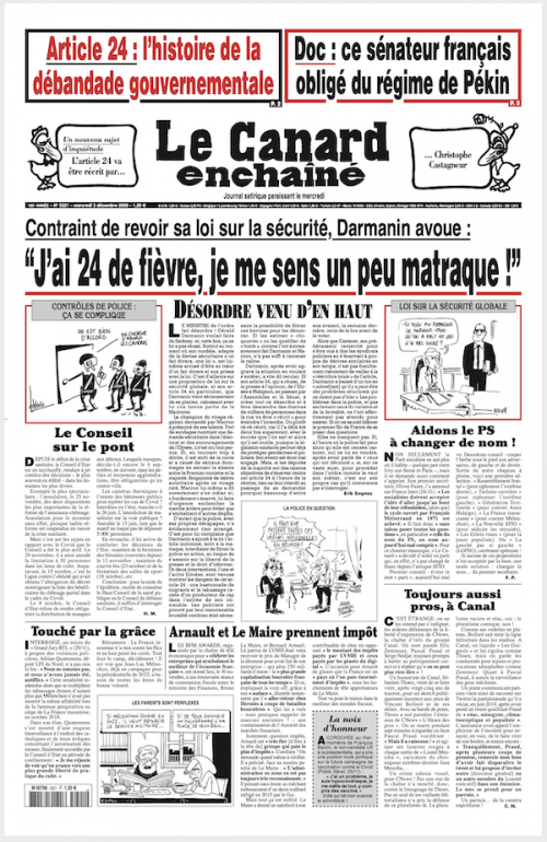 LE CANARD ENCHAÎNÉ