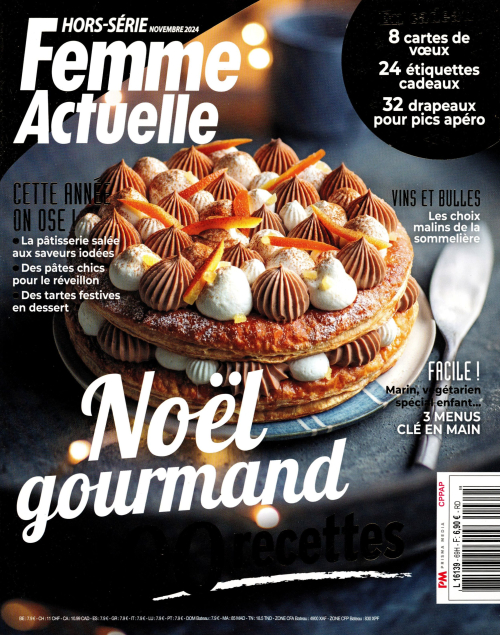 Femme actuelle 69 (01/11/2024) (Hors-série) ; Noël gourmand en 100 recettes