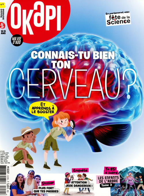 Okapi 1229 (01/10/2025) : Connais-tu bien ton cerveau ?