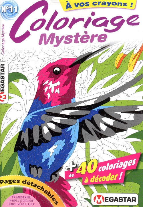  Crayon Coloriage Mystere