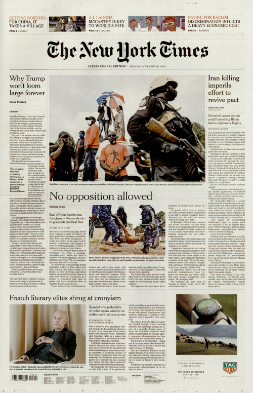 INTERNATIONAL THE NEW YORK TIMES (EX- INTERNATIONAL HERALD TRIBUNE)