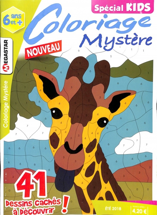 Coloriage Mystère Spécial KIDS HS, Edition 2, Coloriage pour les enfants