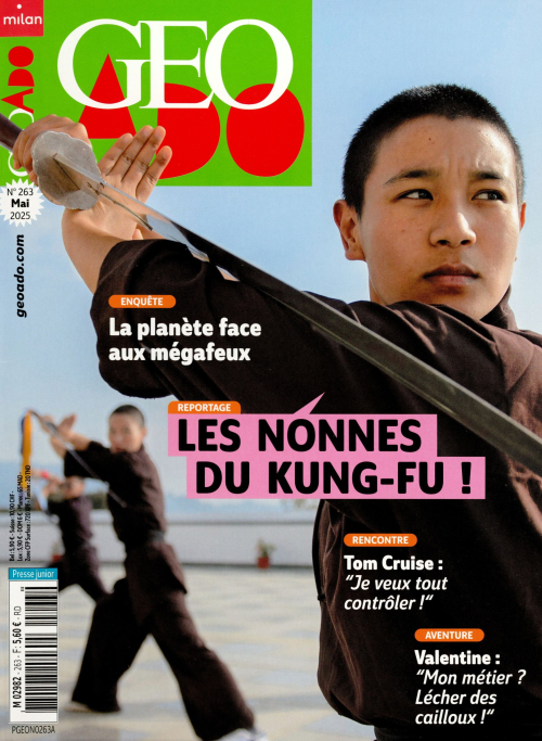 Géo ado 263 (01/05/2025) ; Les  nonnes du kung-fu !