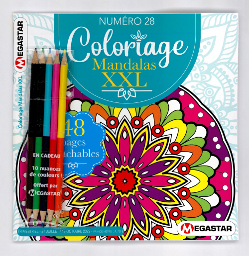 Abonnement magazine Coloriage mandalas XXL pas cher