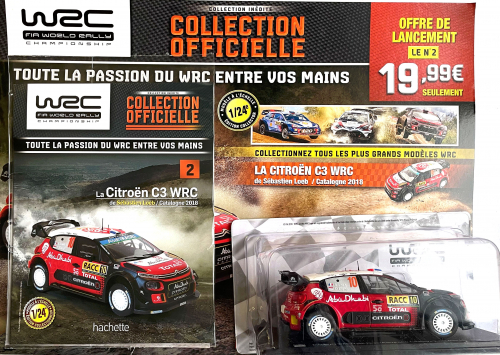 Porte-Clé CITROEN C3 WRC de la Collection Officielle Citroën