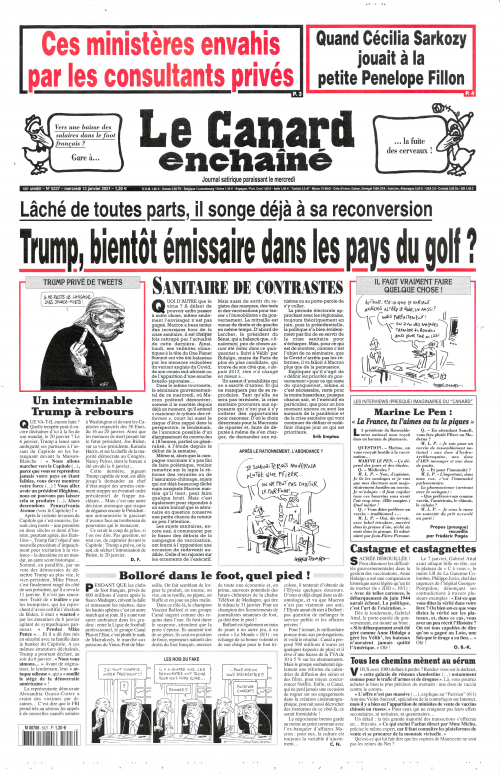 LE CANARD ENCHAÎNÉ
