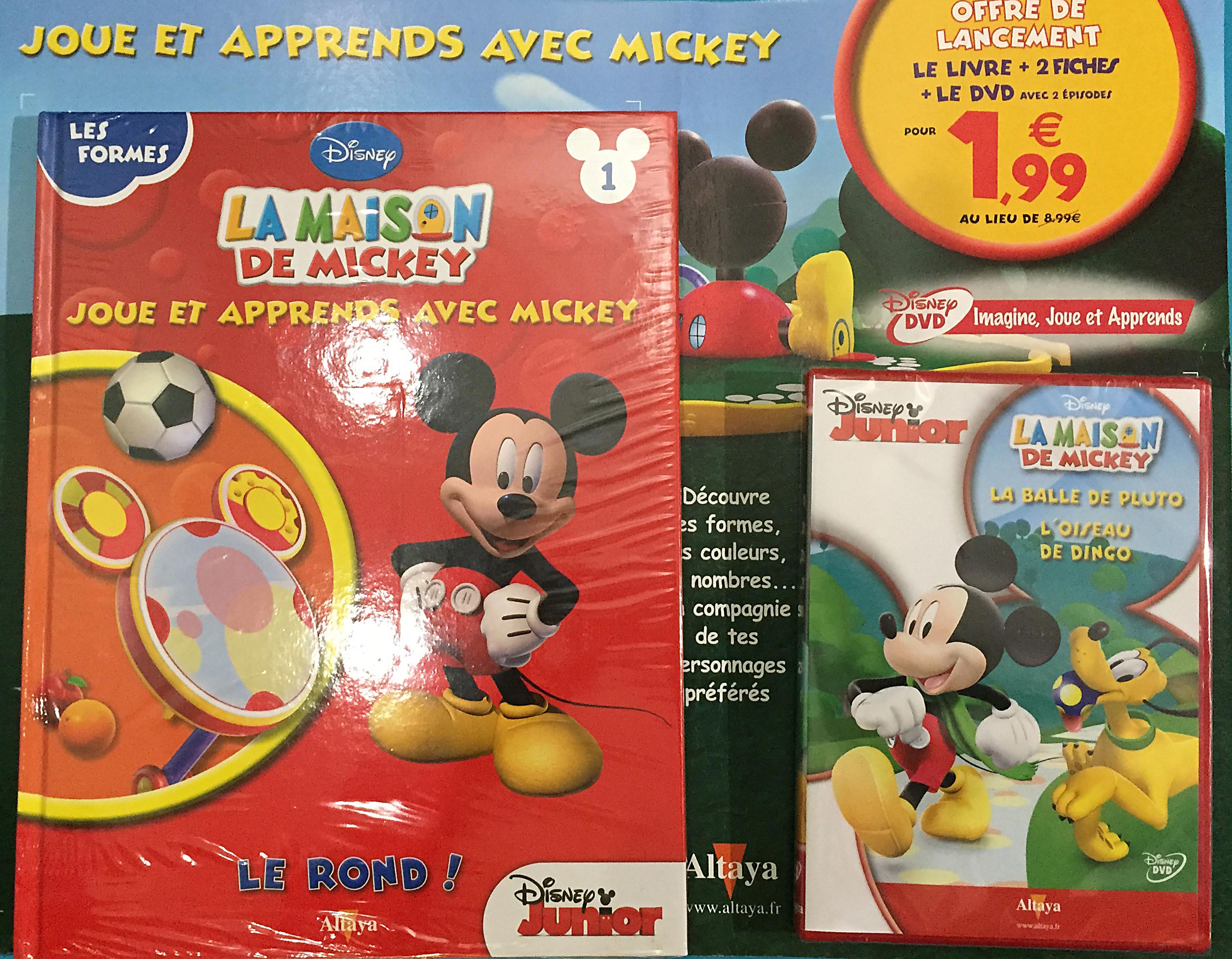 Jouet catapulte offert avec le Journal de Mickey